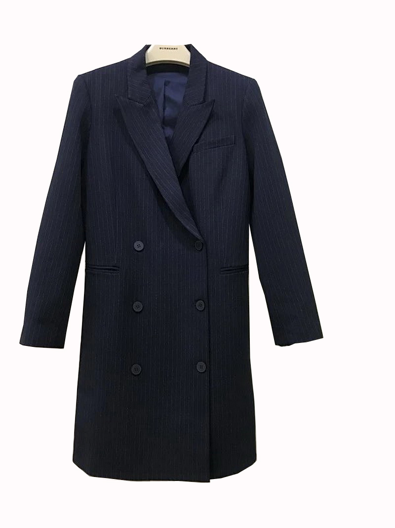 常规气质通勤长袖修身干练西装