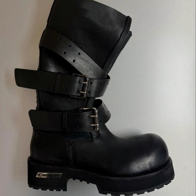 米奇大头马丁靴男女靴毒液时装靴