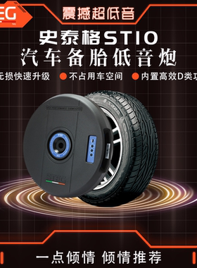 意大利STEG史泰格S10有源备胎低音炮车载扬声器汽车音响改装
