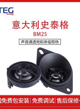 意大利STEG史泰格汽车音响宝马专用高音BM25全国免费包安装
