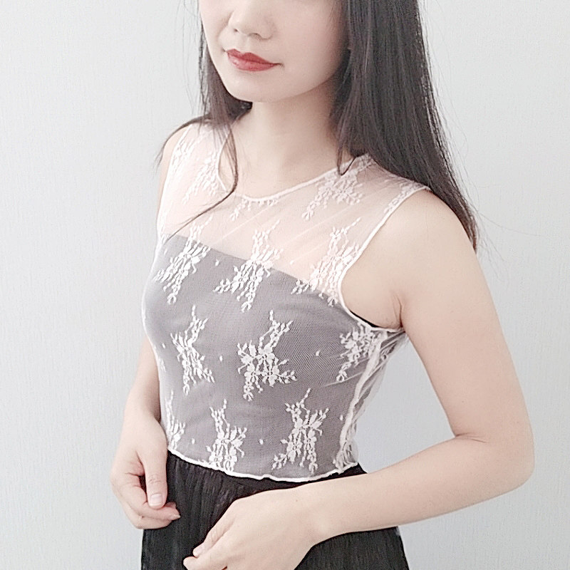 夏季新款韩版弹力半截无袖假领