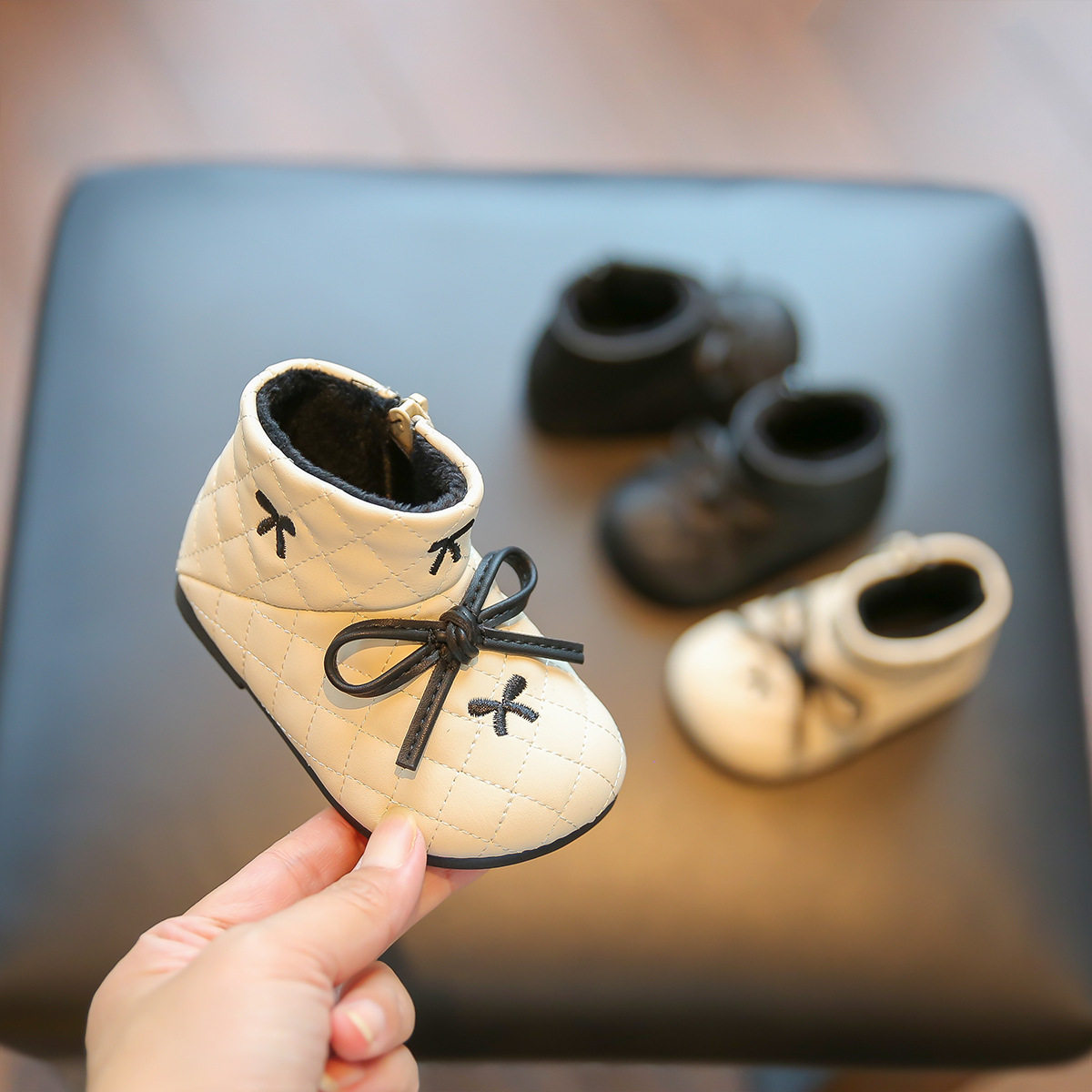 秋冬新款女童短靴婴儿学步鞋子软底公主皮靴女宝宝儿童鞋小童棉鞋,童鞋/婴儿鞋/亲子鞋,婴儿步前鞋/袜鞋,淘宝优惠券,粉丝福利购,淘宝优惠卷