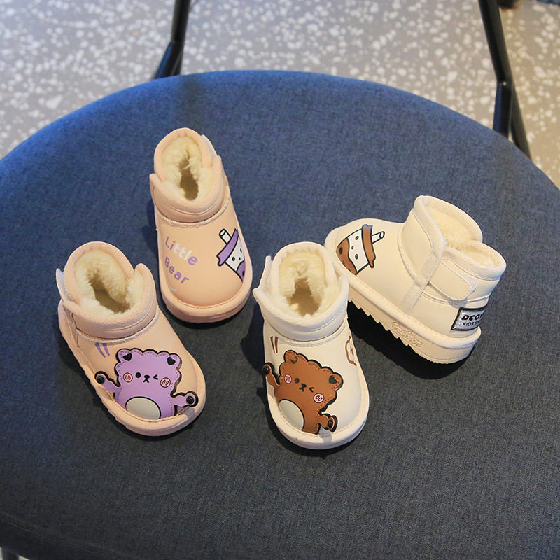 冬季加绒卡通保暖雪地靴1-2--3岁男童棉鞋女宝宝加厚软底学步鞋子,童鞋/婴儿鞋/亲子鞋,婴儿步前鞋/袜鞋,淘宝优惠券,粉丝福利购,淘宝优惠卷