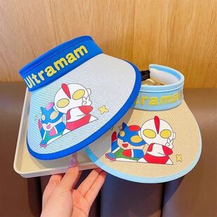 卡通空顶帽夏季遮阳帽防晒透气帽儿空顶帽户外出游帅酷小孩