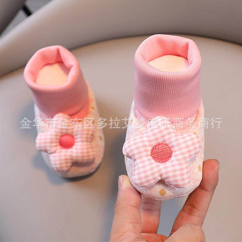新生婴儿鞋子软底棉鞋公主花秋冬护脚套防掉0-1岁女宝宝学步鞋袜,童鞋/婴儿鞋/亲子鞋,婴儿步前鞋/袜鞋,淘宝优惠券,粉丝福利购,淘宝优惠卷