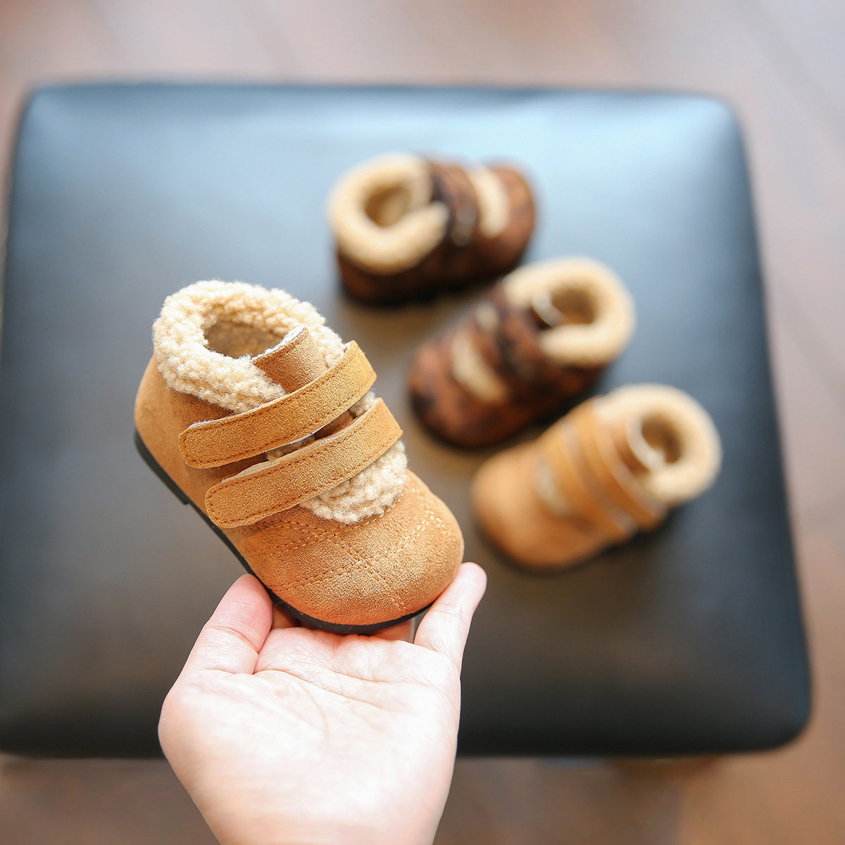 女宝宝毛毛鞋加绒加厚棉鞋冬季软底婴儿学步鞋男宝鞋子儿童勃肯鞋,童鞋/婴儿鞋/亲子鞋,婴儿步前鞋/袜鞋,淘宝优惠券,粉丝福利购,淘宝优惠卷