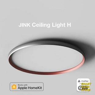 Matter吸顶灯适用苹果Homekit现代简约圆形意式极简护眼灯绿米家