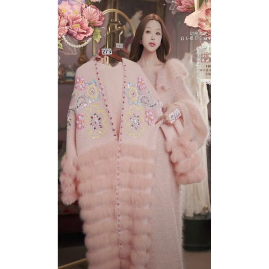 0120直播273高端新年焕新慕斯粉水晶花卉刺绣外套80-120,服饰配件/皮带/帽子/围巾,帽子,淘宝优惠券,粉丝福利购,淘宝优惠卷