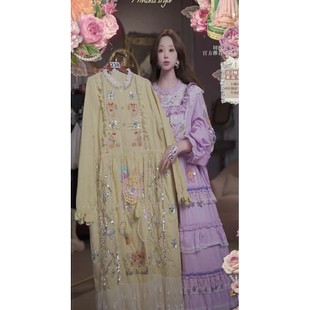 0325直播238高端新势力周新品 120 刺绣公主裙80