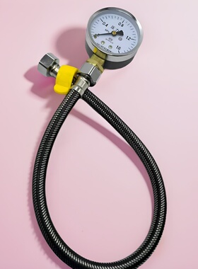 水压测试仪压力表水压1.6mpa自来水压力检测套装楼房地暖水管打压