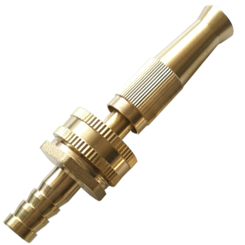家用直喷水枪 全铜高压水枪喷头 洗车冲车喷嘴头 4/6分1寸出水嘴
