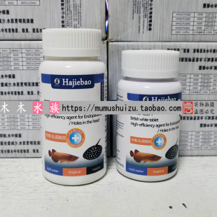 正品英国大白片鱼药内寄头洞病养鱼用品肠炎龙鱼罗汉观赏水族鱼用