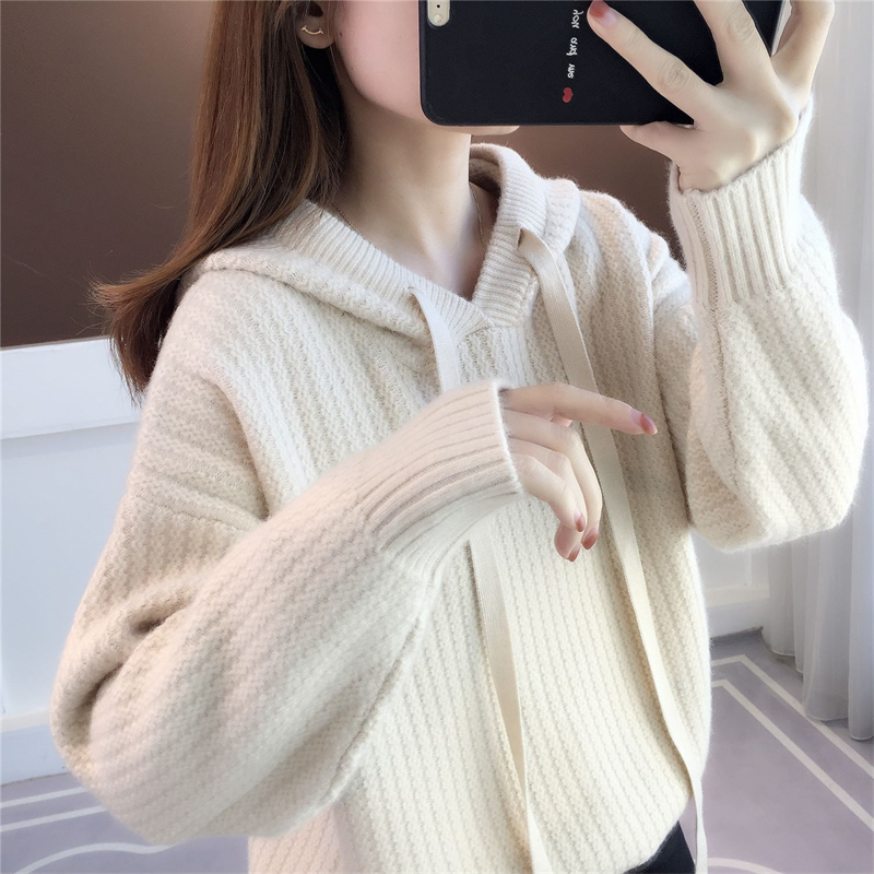 2025年连帽针织衫卫衣毛衣打底衫