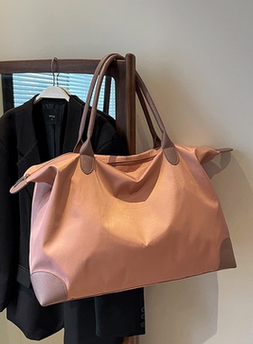 旅行包女大容量行李袋超大待产包收纳袋运动健身包短途便携手提包