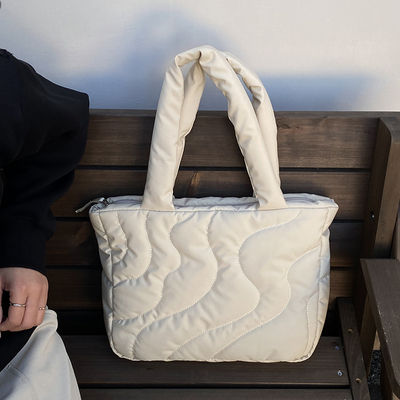 高级感通勤托特包女大容量单肩包2025新款简约轻便手提电脑平板包