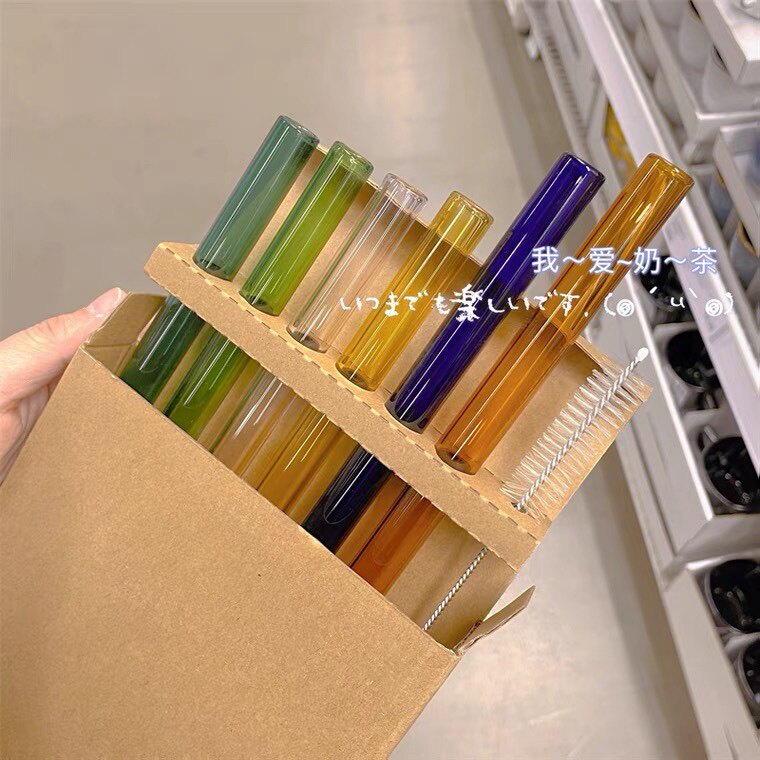 ins风高颜值食品级粗吸管