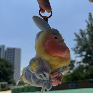 星星人可爱娃衣格子帽子花朵牛仔裙包挂件拉布布钥匙扣浴袍小猪包