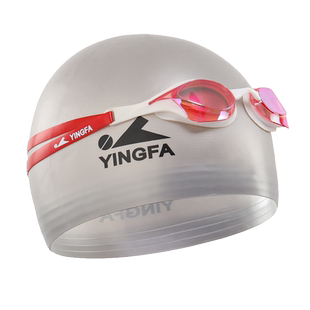 英发竞速泳镜 眼镜蛇  鲨鱼皮比赛长腿全视野小框专业镀膜反光