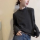 半高领加绒打底衫 t恤 秋冬内搭上衣纯色长袖 2025新款 今年流行爆款