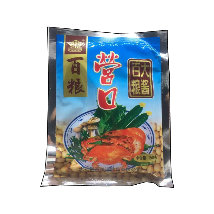 百粮营口大酱150克  东北特产黄豆酱调味酱火锅蘸料10袋包邮