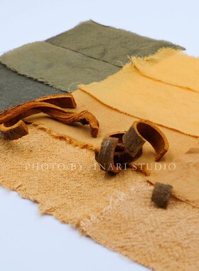 稻荷Inari 肉桂 桂皮 橙色系天然植物染料 草木染材 手工扎染DIY