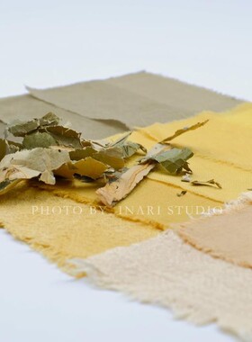 稻荷Inari 荷叶 绿色系天然植物染料 草木染材 手工扎染印染DIY