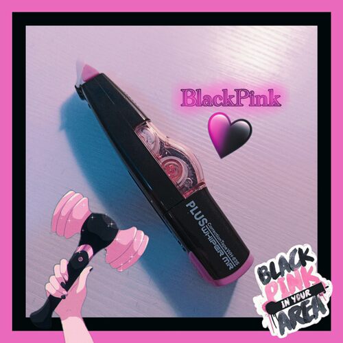 【BLACK PINK】普乐士修正带高颜值黑粉系列6m可换替芯大容量学生用涂改带改正带少女心日系ins风文具可爱diy