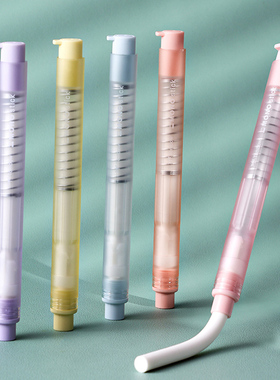 日本Tombow蜻蜓限定mono笔形橡皮stick按动式素描绘画橡皮笔美术学生专用替芯考试擦的干净的细节橡皮擦