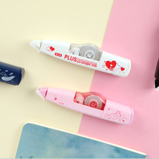 日本PLUS普乐士修正带大容量可换替芯学生用涂改带女改正带替换芯