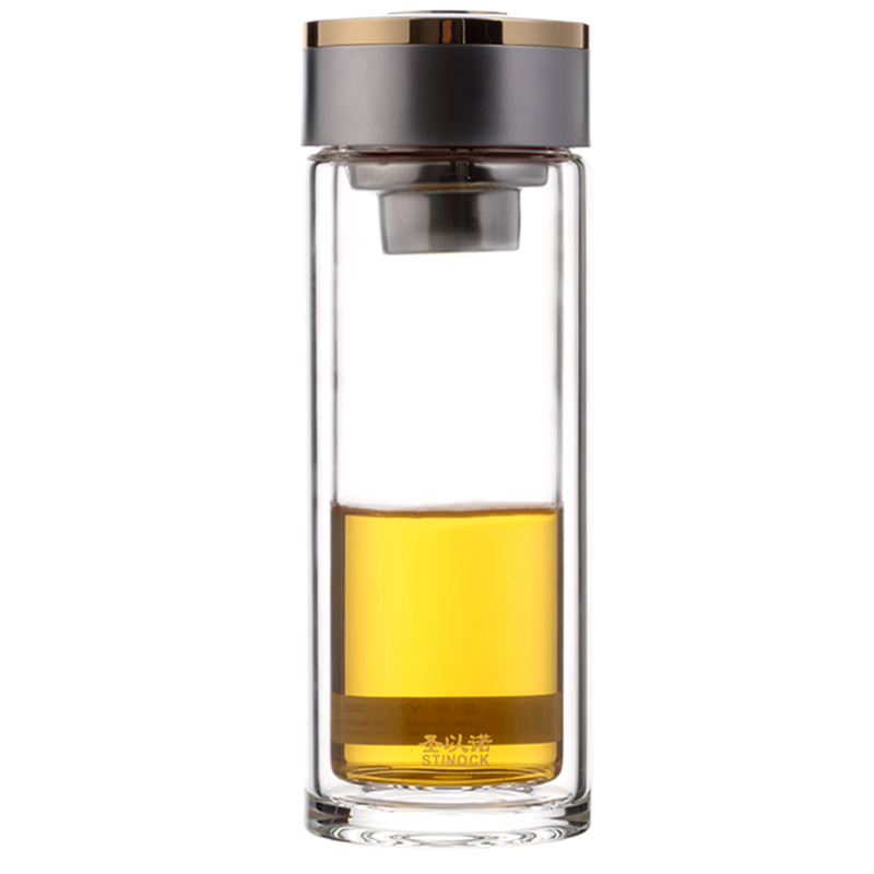 圣以诺车载礼品高档双层玻璃杯