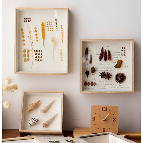 标本框diy手工干花展示框
