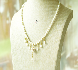 长安十二时辰同款璎珞汉服项链仿古李静训软璎珞古风唐风百搭坦领