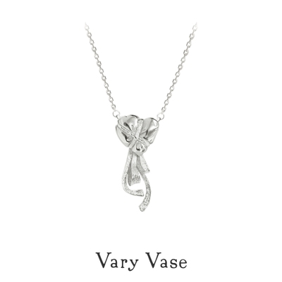 VaryVase捆绑蝴蝶结爱心项链