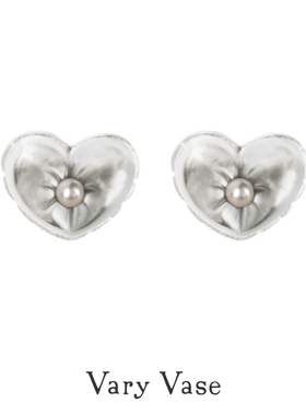 Vary Vase 气球爱心珍珠耳钉 原创设计小众高级感礼物