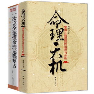 命理天机：紫微斗数规则的运用与分析+图解一次完全读懂命理运程梦占(2册）