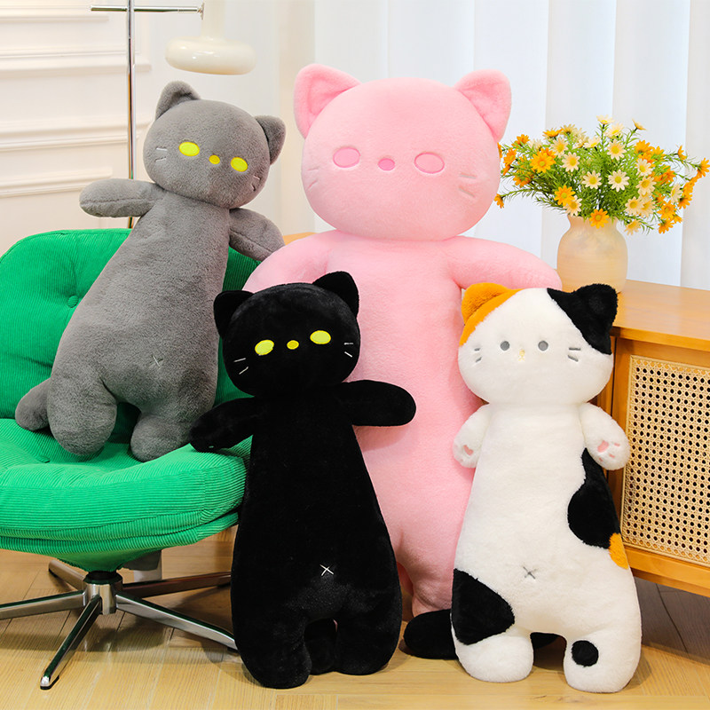 特大号大黑猫抱枕毛绒玩图片