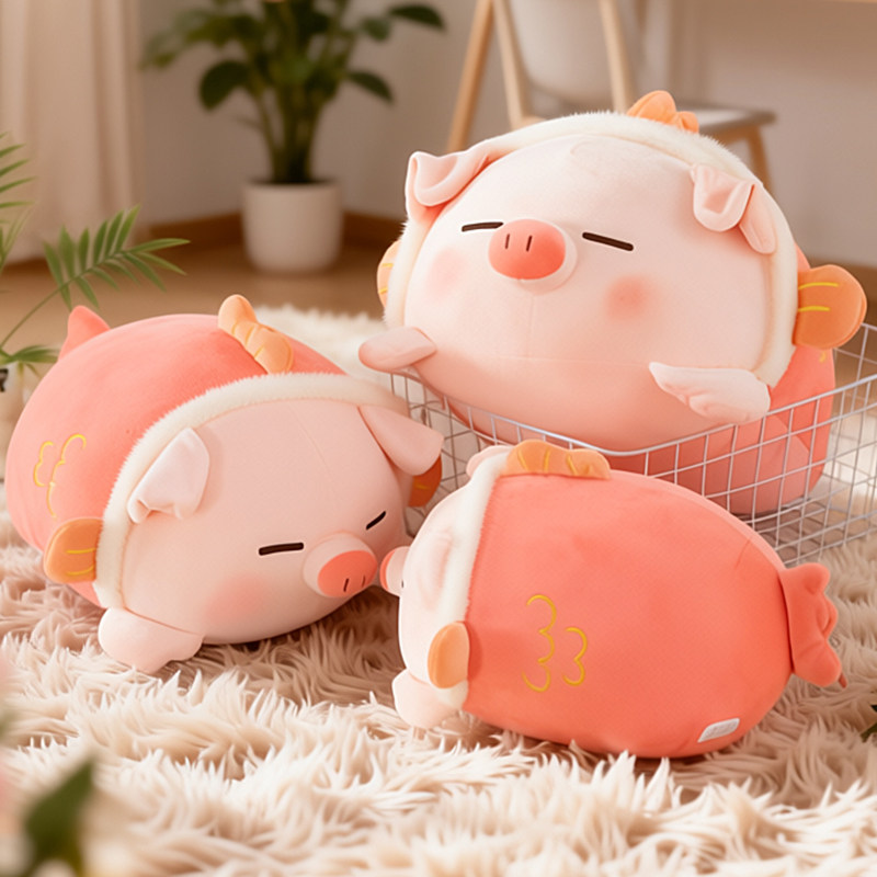特大号创意鱼猪公仔毛绒