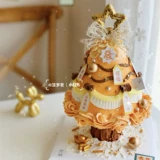 Запеченная торт инструмент сетевая красная пожелания дерево торт рождественский ело