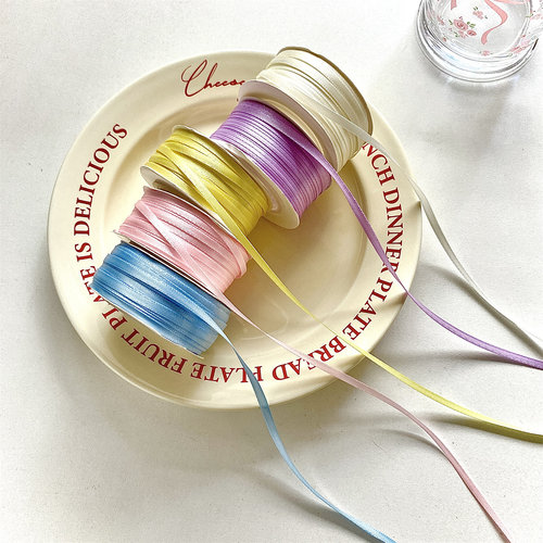 3mm彩色丝带绸缎带装饰绳
