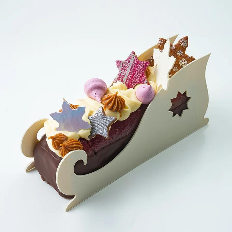 圣诞雪人雪橇巧克力造型模具