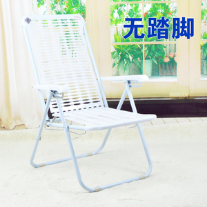 夏季椅折叠椅午休椅沙滩椅竹椅躺椅睡椅靠椅白色塑料椅椅子包邮价