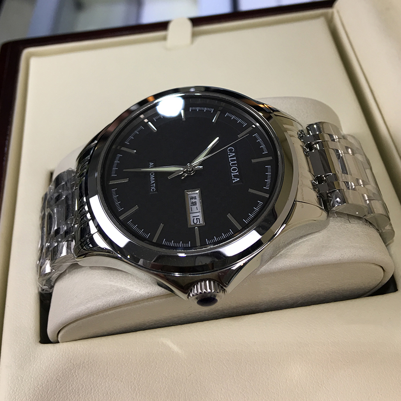 卡罗莱男生防水时尚全自动机械表