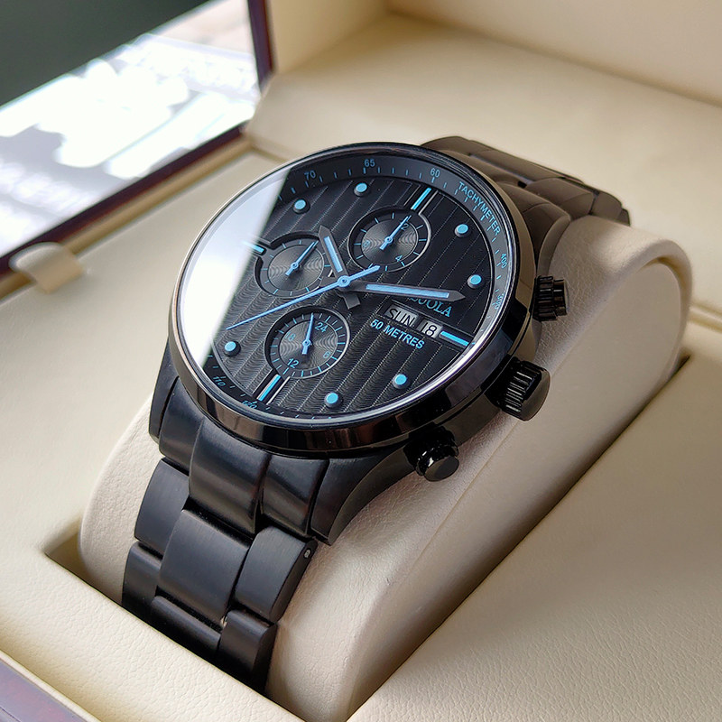 新款正品卡罗莱全自动机械表男士手表男表十大品牌时尚钢带防水潮