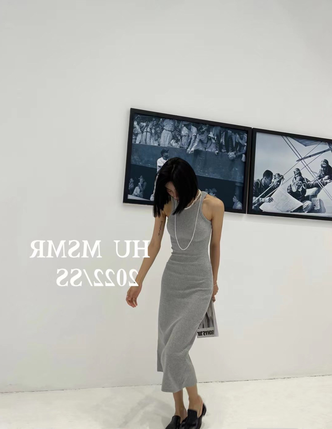 辣妹性感无袖背心吊带裙女夏御姐轻熟风中长款气质紧身包臀连衣裙