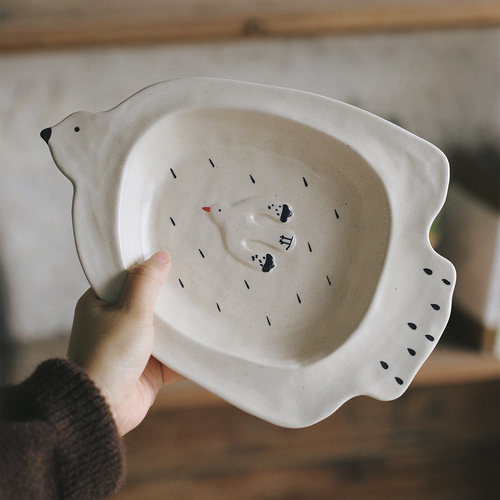 拾器集日系小清新陶瓷异形盘子