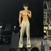 灰色健身运动微喇卫裤 子cleanfit直筒弯刀裤 男美式 立体解构休闲裤