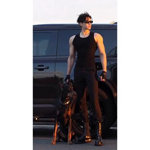 cleanfit黑色运动健身背心男修身显肌肉无袖T恤美式坎肩老头汗衫