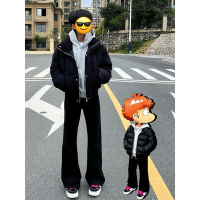 cleanfit黑色弯刀牛仔裤男款