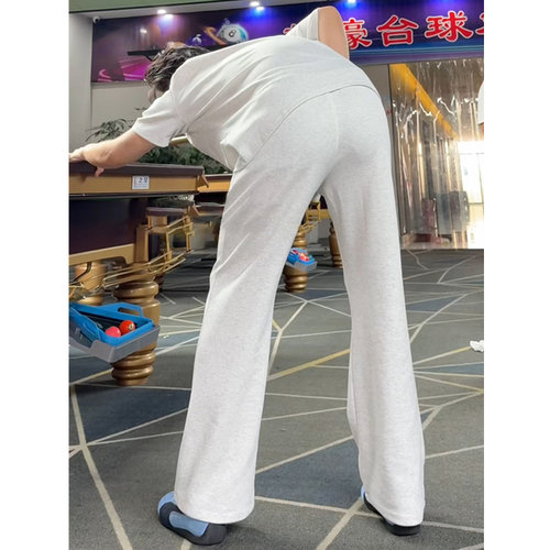 秋季男士美式宽松直筒卫裤