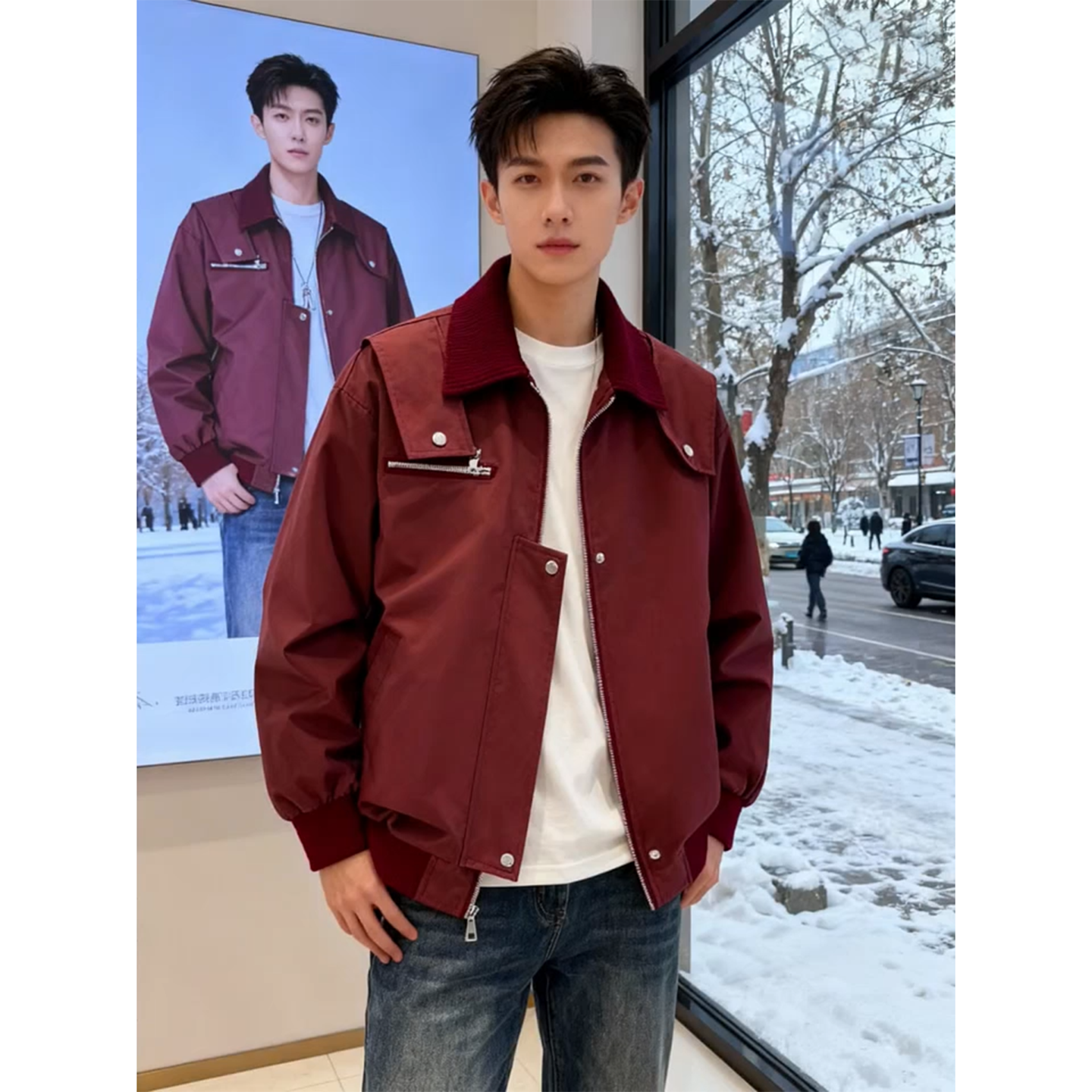 cleanfit教练飞行夹克男春秋美式复古机能棒球服山系户外工装外套,男装,夹克,淘宝优惠券,粉丝福利购,淘宝优惠卷